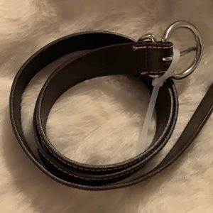 GAP Size LARGE Dark Brown Belt Silver Hardware Brand New!!